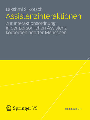cover image of Assistenzinteraktionen